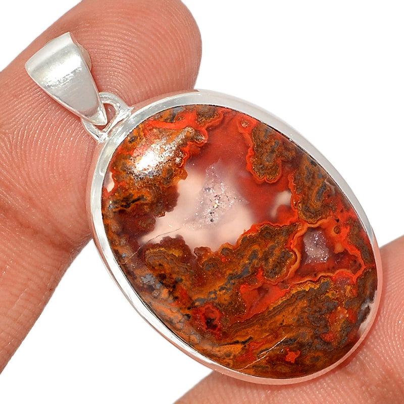 1.7" Seam Agate Pendants - SMAP395