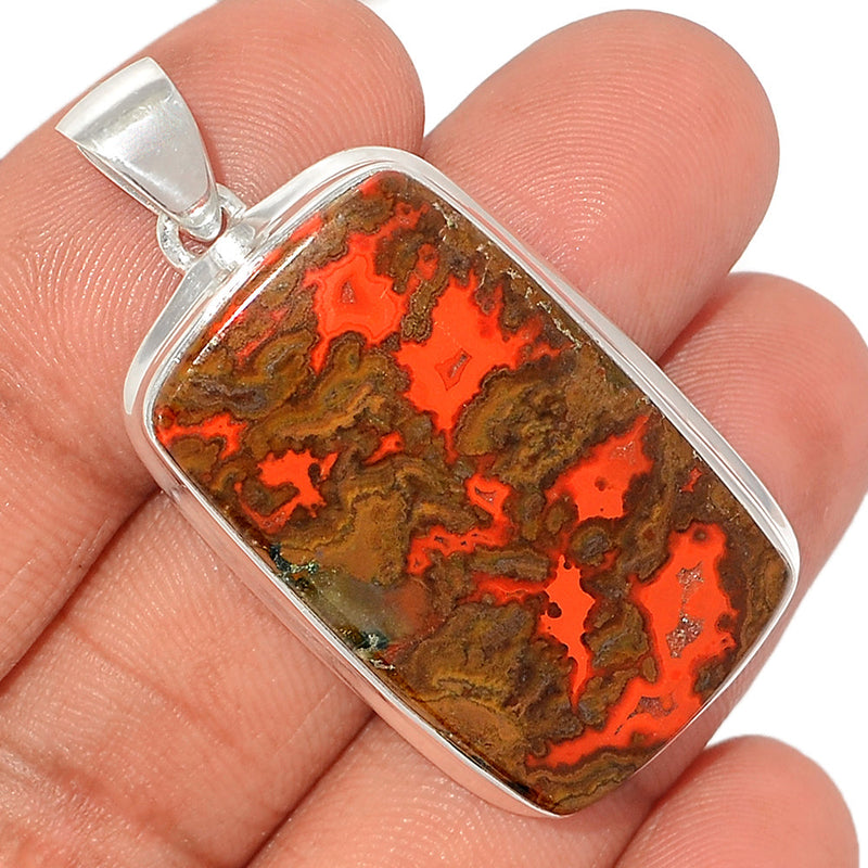 1.8" Seam Agate Pendants - SMAP401