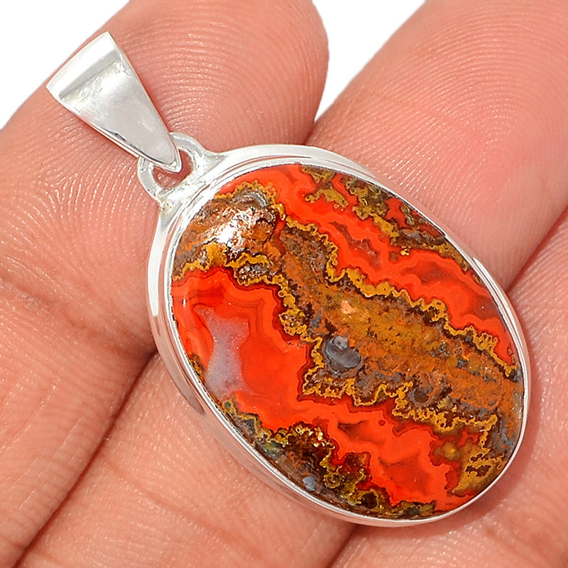 1.6" Seam Agate Pendants - SMAP410