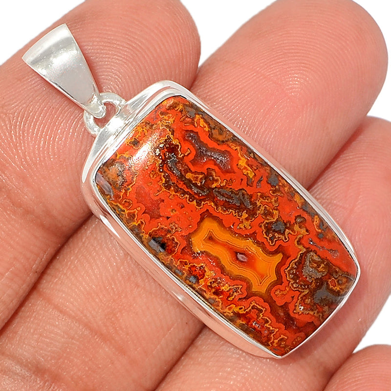 1.6" Seam Agate Pendants - SMAP411