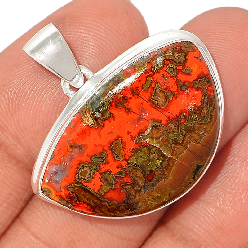 1.2" Seam Agate Pendants - SMAP416