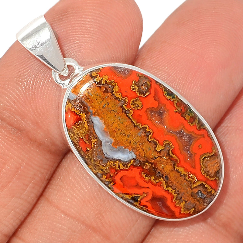 1.6" Seam Agate Pendants - SMAP417