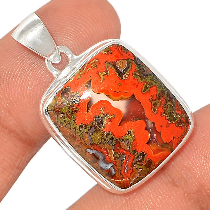 1.3" Seam Agate Pendants - SMAP422