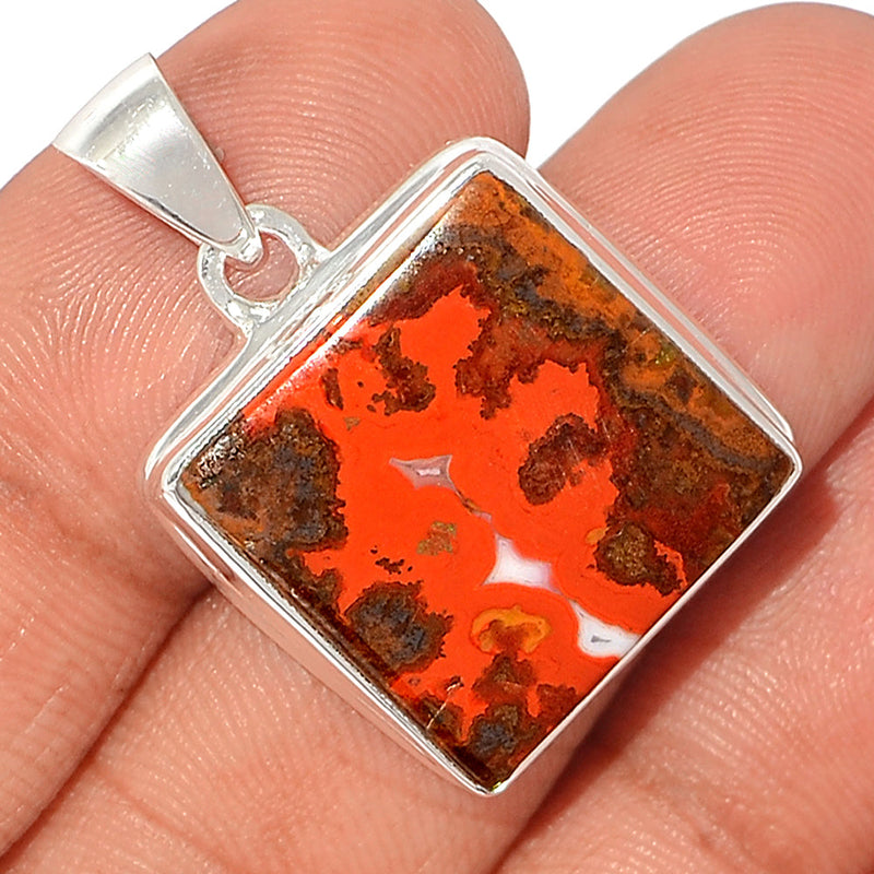 1.2" Seam Agate Pendants - SMAP425