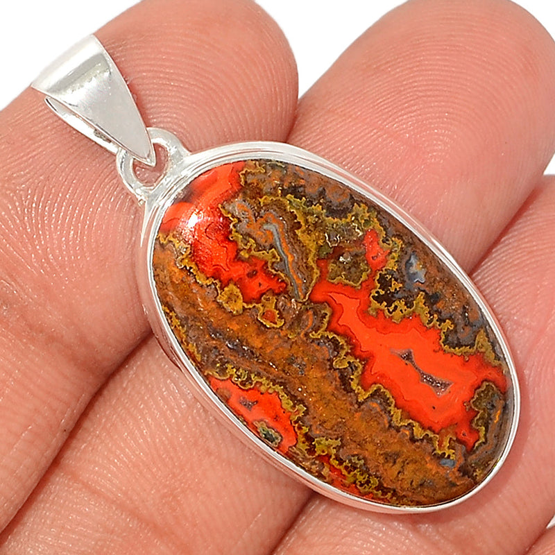 1.6" Seam Agate Pendants - SMAP429