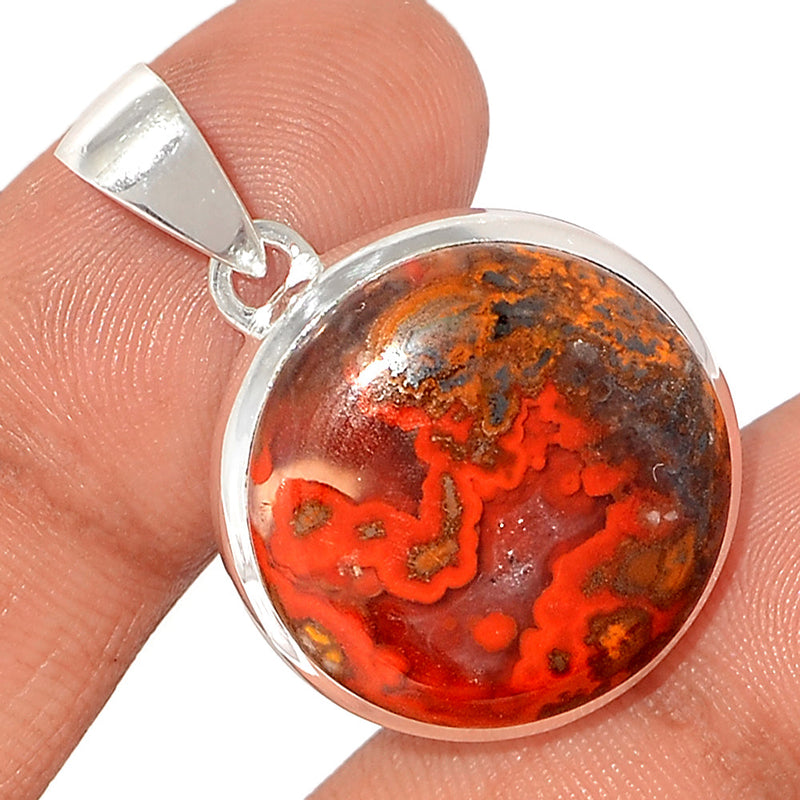 1.3" Seam Agate Pendants - SMAP434