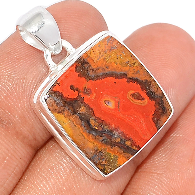 1.2" Seam Agate Pendants - SMAP459