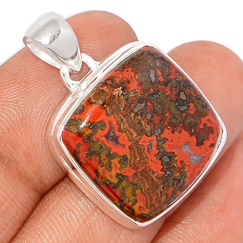 1.2" Seam Agate Pendants - SMAP483