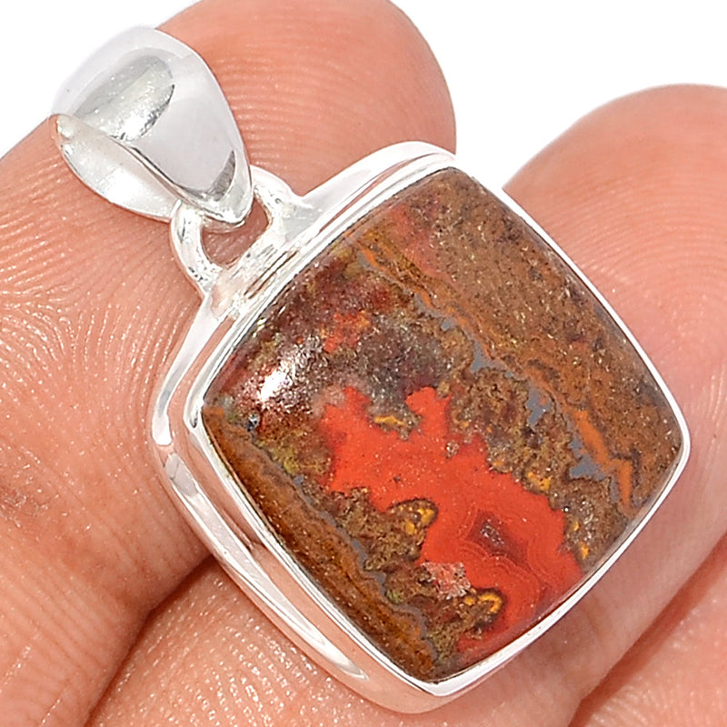 1.1" Seam Agate Pendants - SMAP488