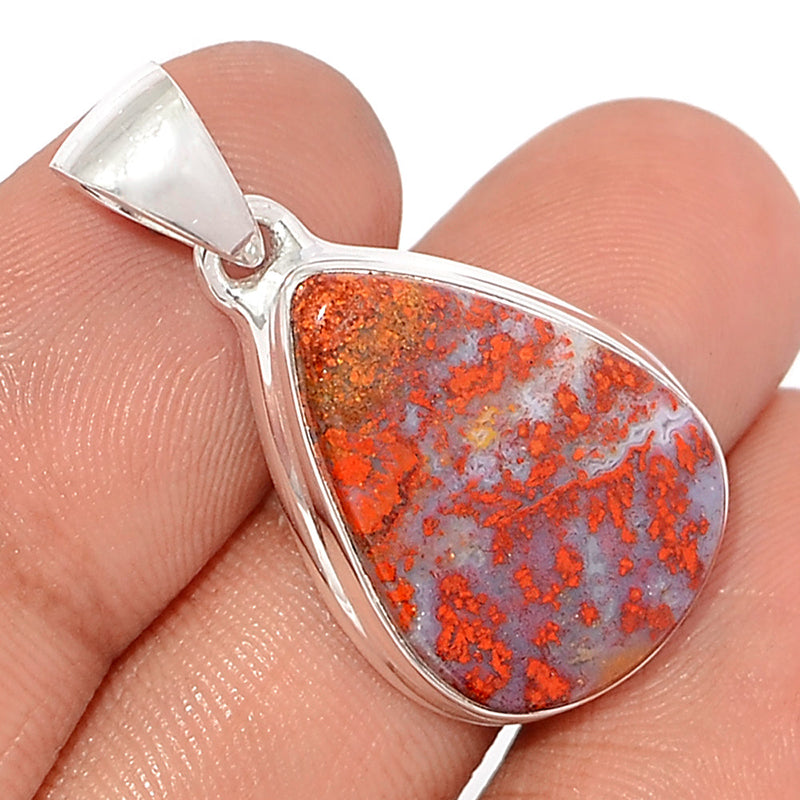1.3" Seam Agate Pendants - SMAP537