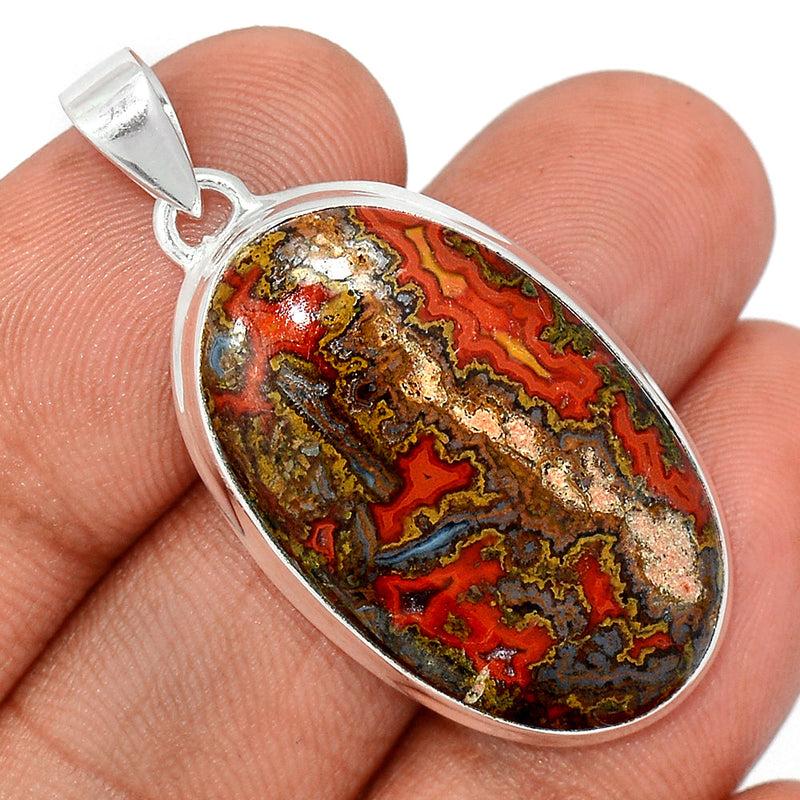 1.6" Seam Agate Pendants - SMAP544
