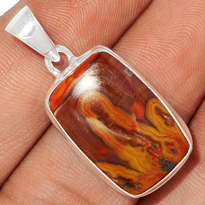 1.3" Seam Agate Pendants - SMAP334