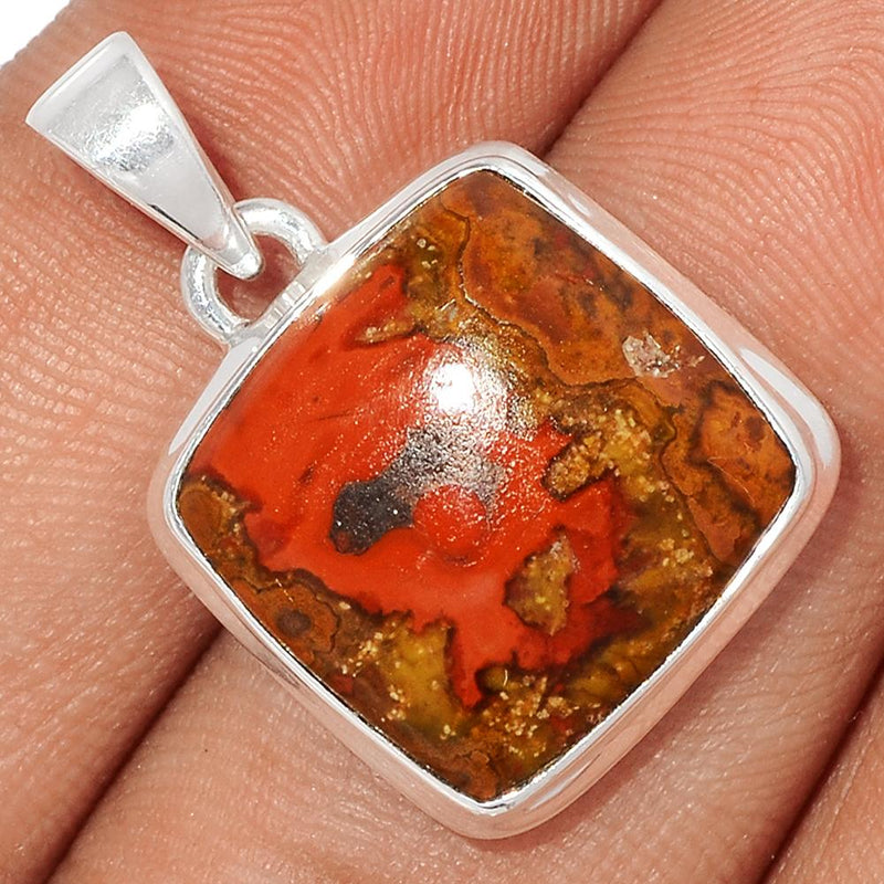 1.1" Seam Agate Pendants - SMAP335