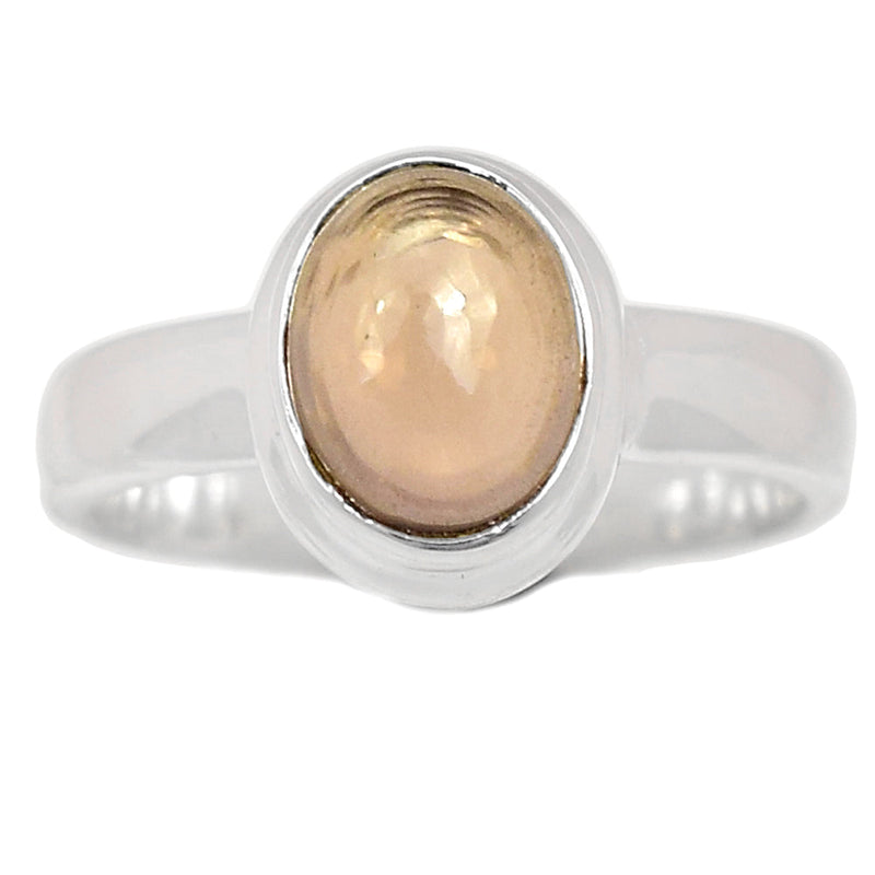 Smoky Qaurtz Cabochon Ring - SMCR360