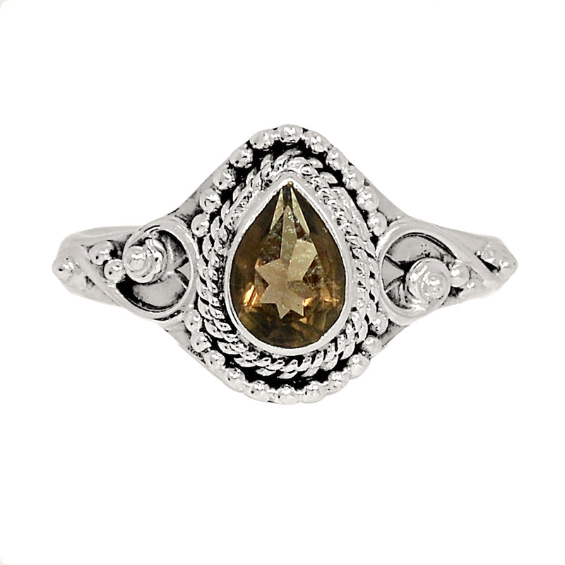 Small Filigree - Smokey Quartz Ring - SMQR608