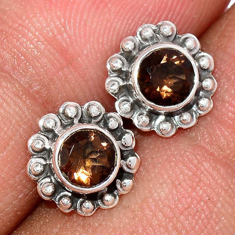 Smokey Quartz Studs - SMQS200