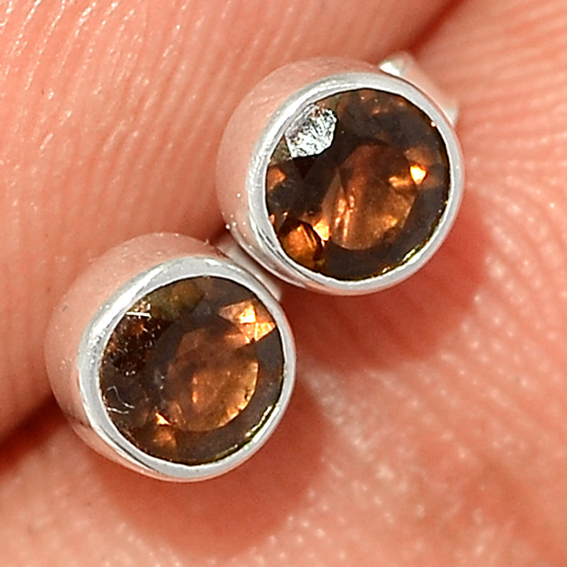 Smokey Quartz Studs - SMQS272