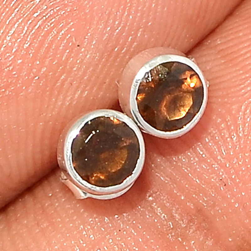 Smokey Quartz Studs - SMQS302