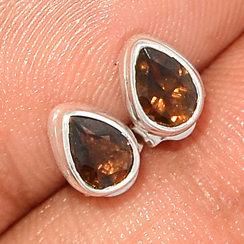 Smokey Quartz Studs - SMQS307