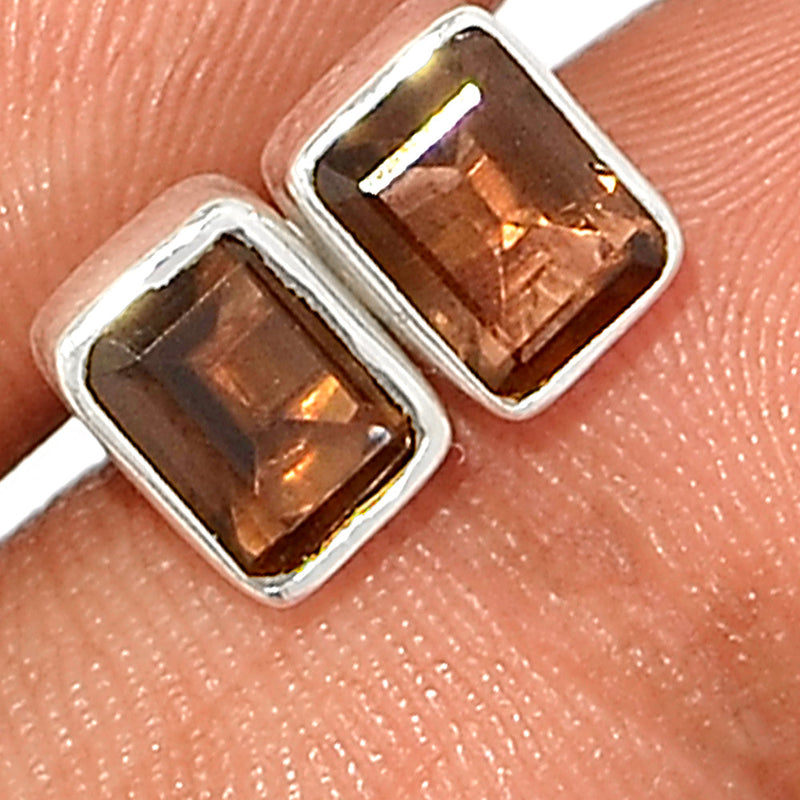 Smokey Quartz Studs - SMQS340