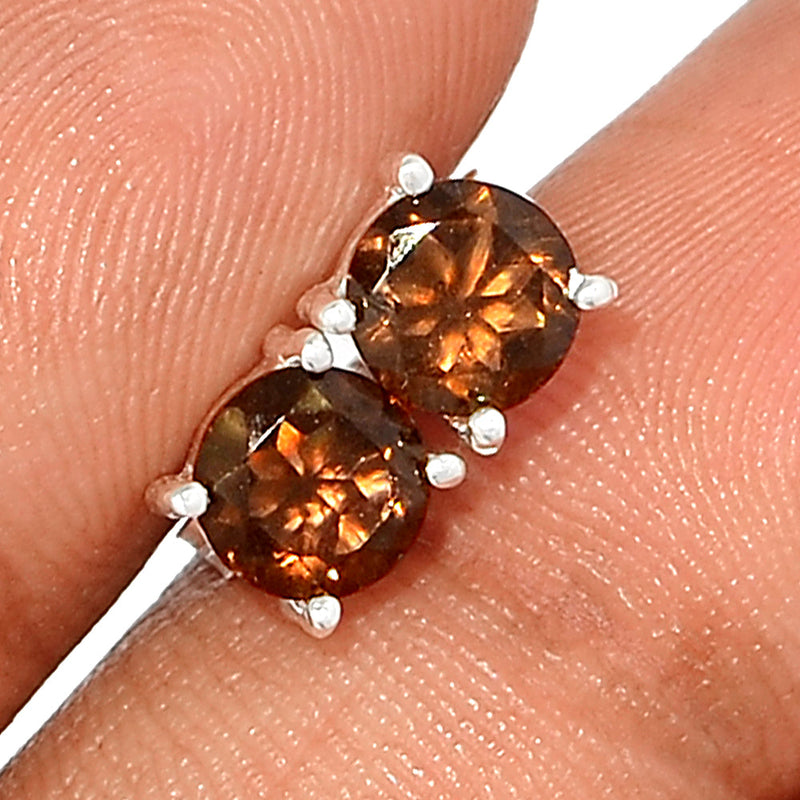 Claw - Smokey Quartz Studs - SMQS369