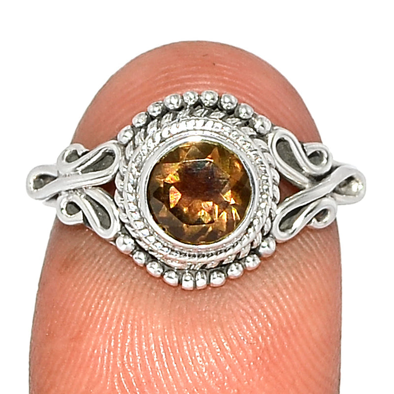 Small Filigree - Smokey Quartz Ring - SMQR553