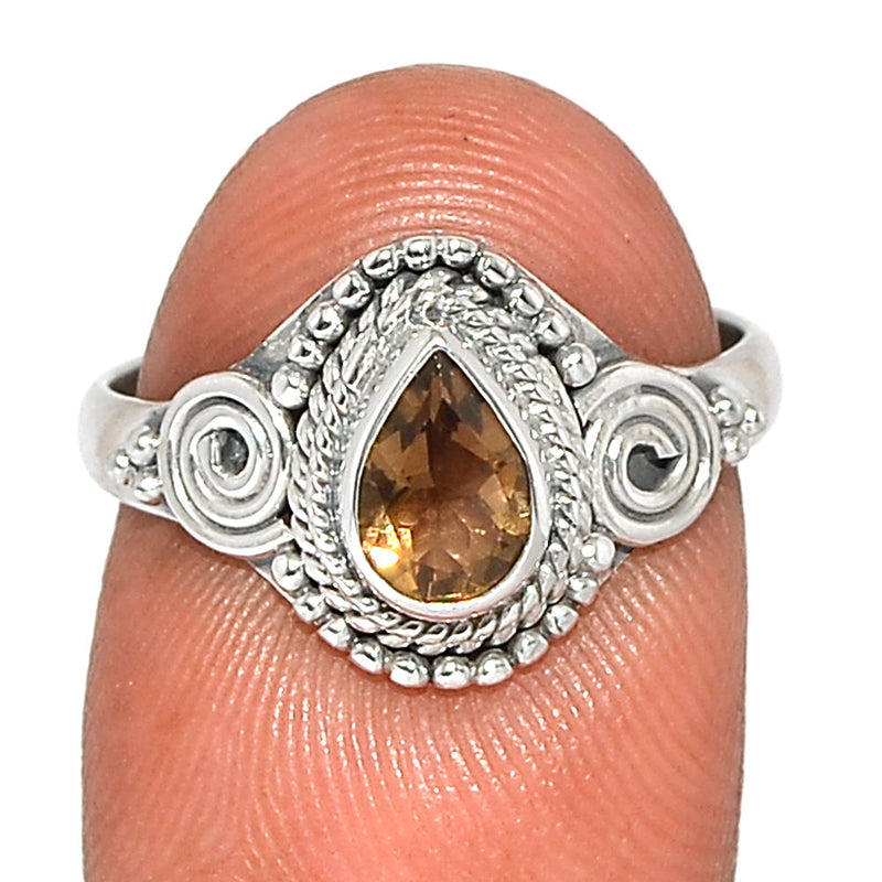 Small Filigree - Smokey Quartz Ring - SMQR557