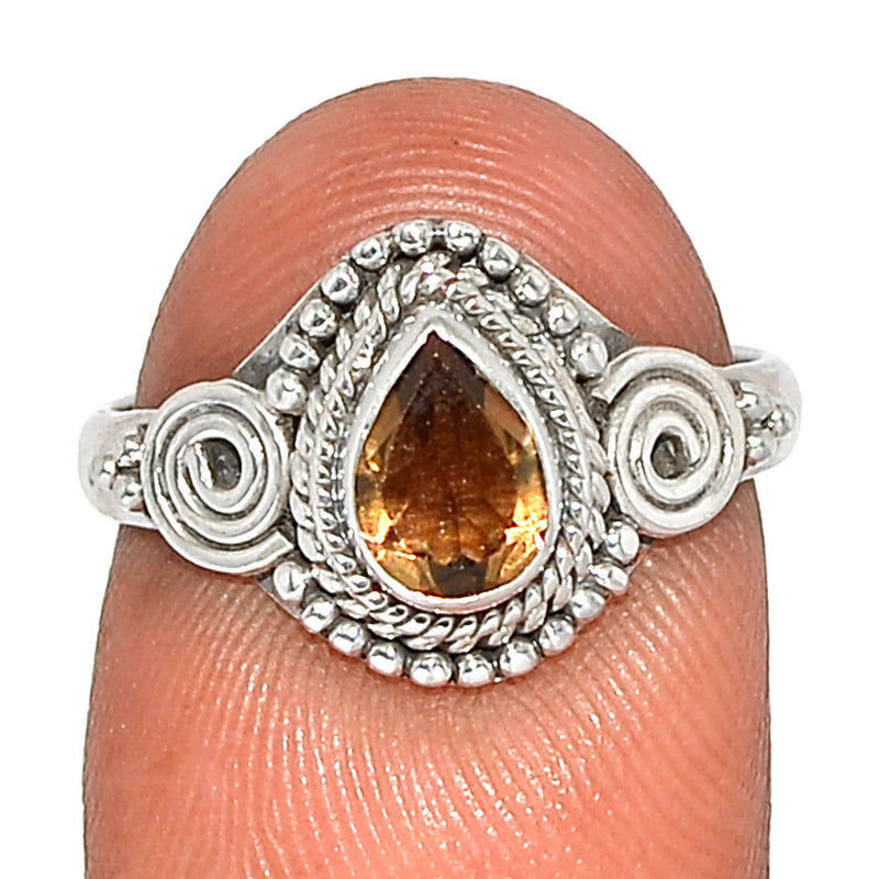 Small Filigree - Smokey Quartz Ring - SMQR572