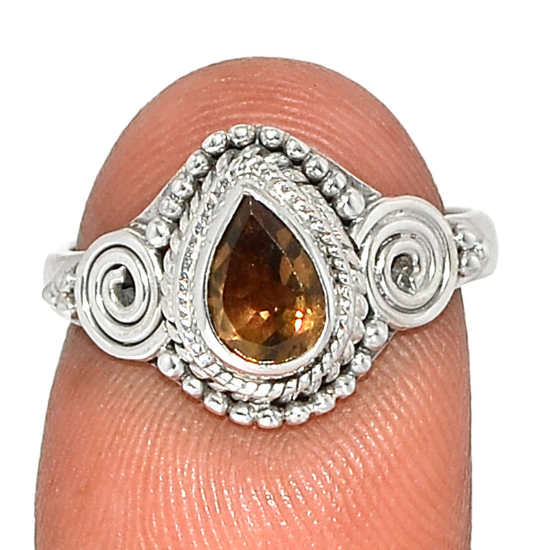 Small Filigree - Smokey Quartz Ring - SMQR593