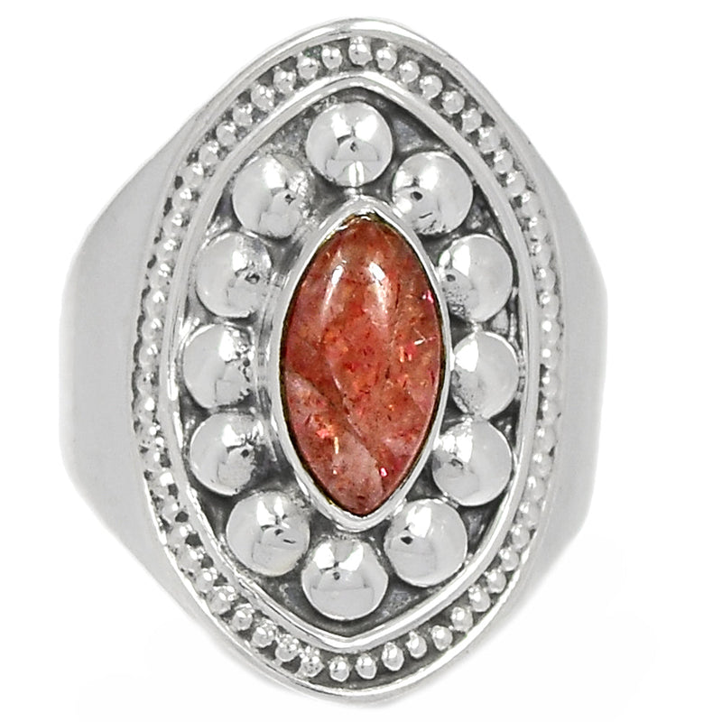 Fine Filigree - Sunstone Ring - SNSR1106