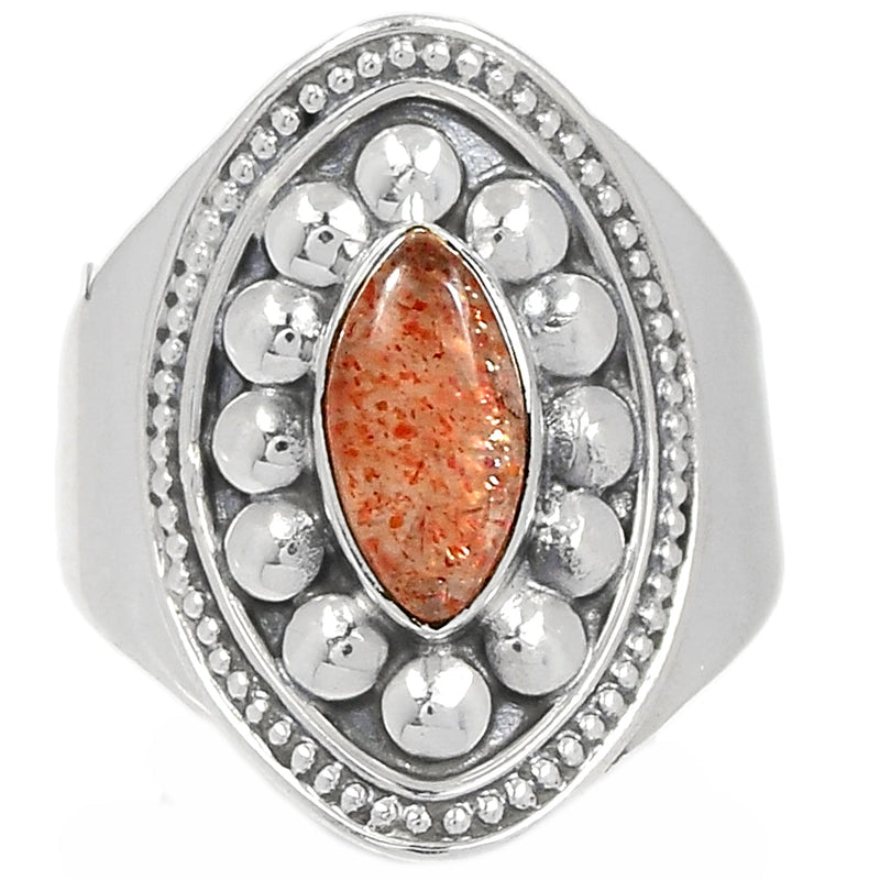 Fine Filigree - Sunstone Ring - SNSR1107