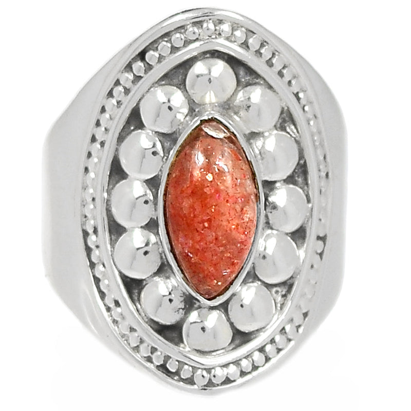 Fine Filigree - Sunstone Ring - SNSR1108