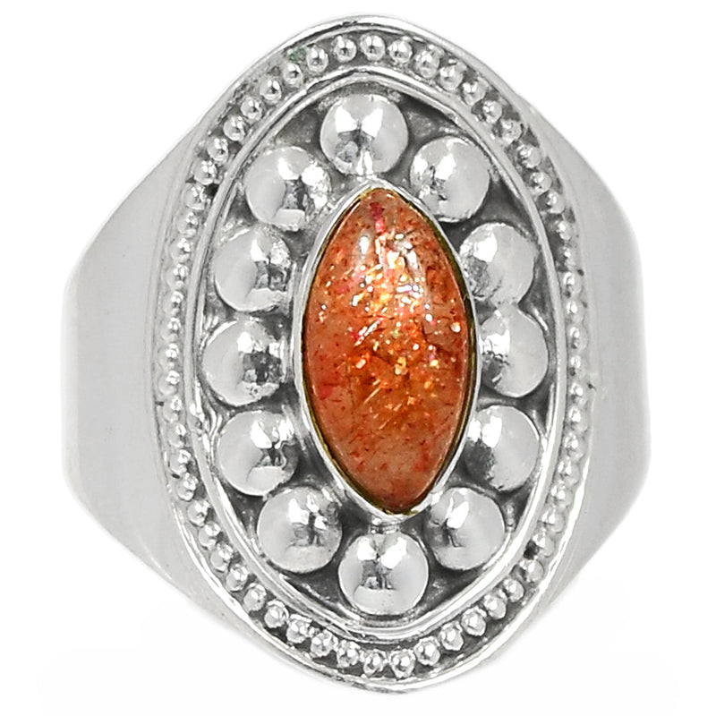 Fine Filigree - Sunstone Ring - SNSR1114