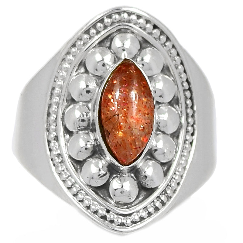 Fine Filigree - Sunstone Ring - SNSR1121