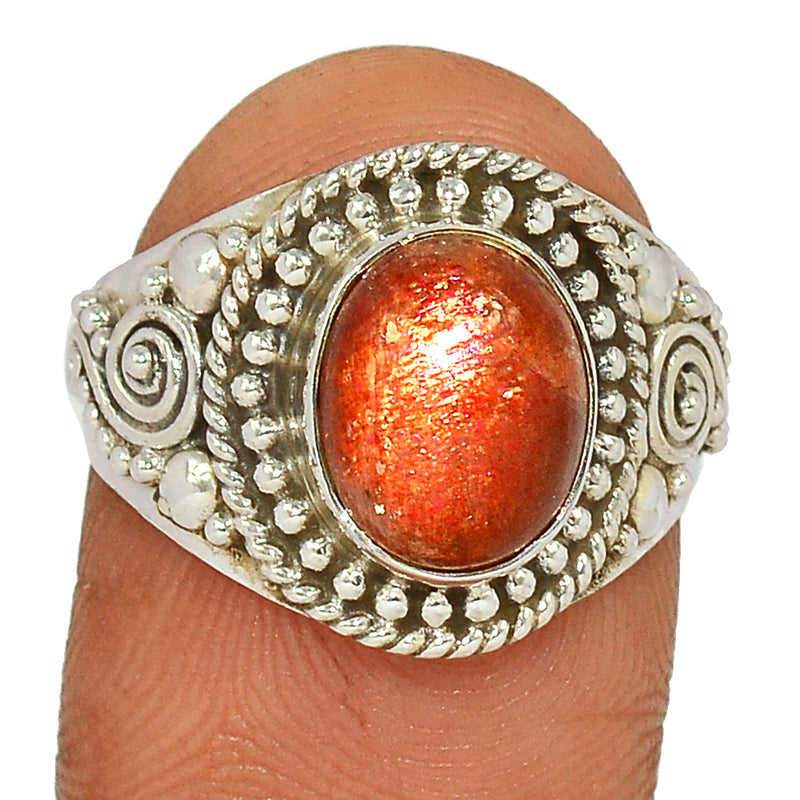 Fine Filigree - Sunstone Ring - SNSR1133