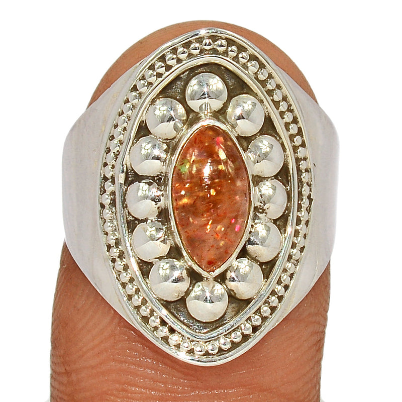 Fine Filigree - Sunstone Ring - SNSR1137