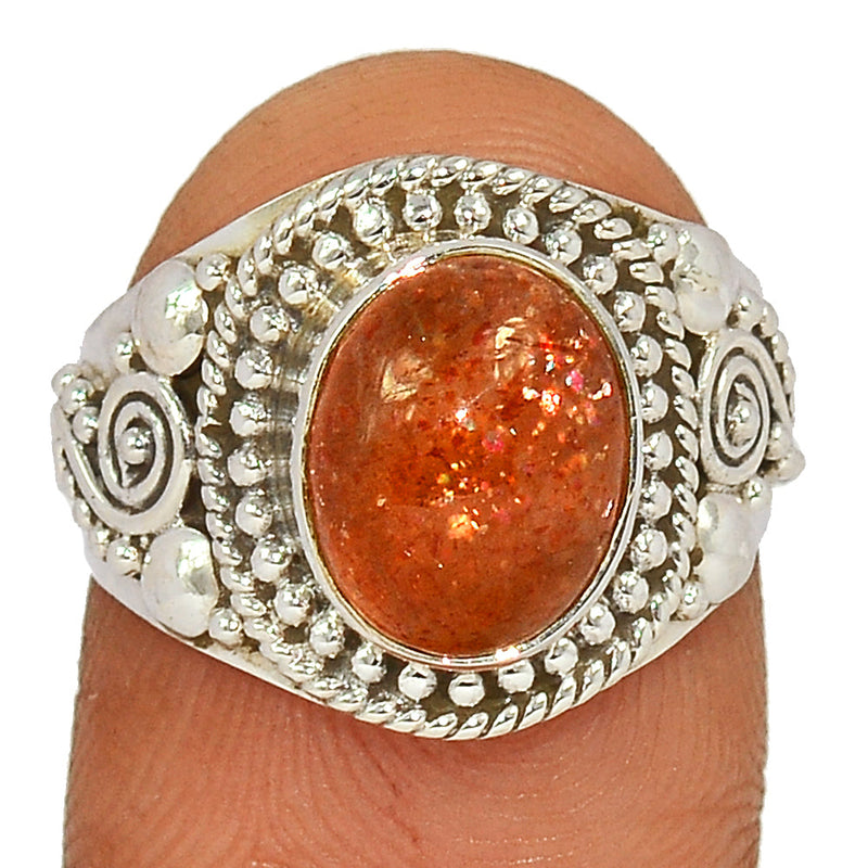 Fine Filigree - Sunstone Ring - SNSR1138