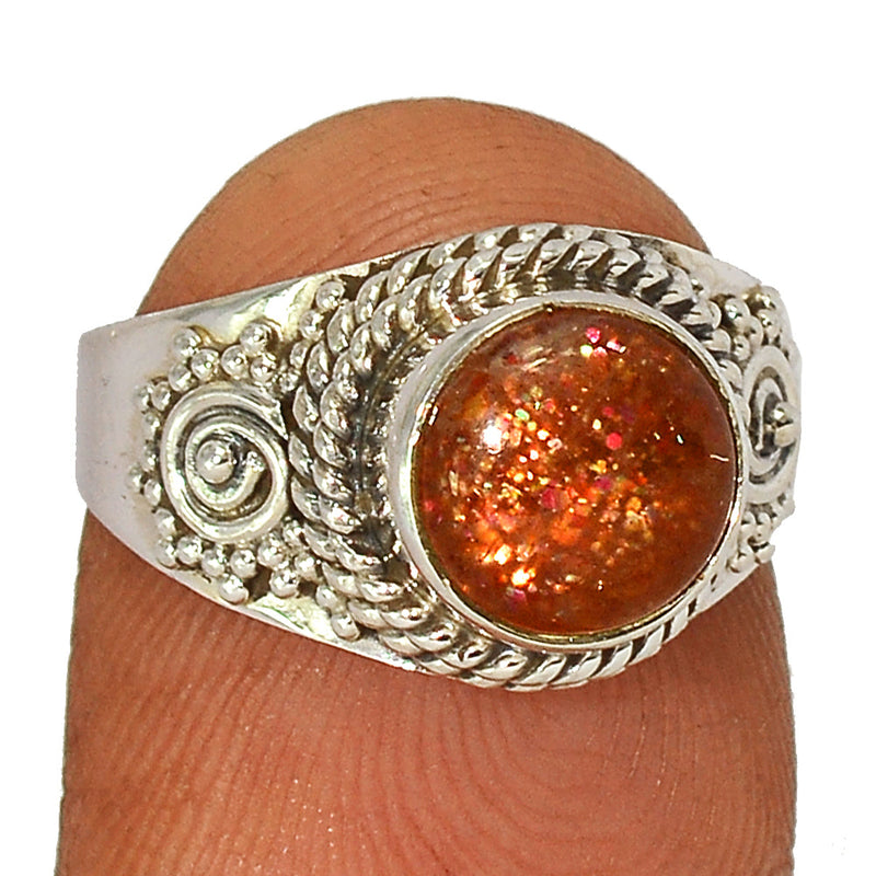 Fine Filigree - Sunstone Ring - SNSR1143