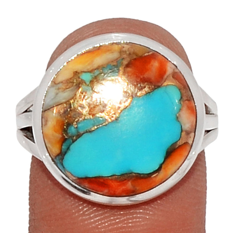 Spiny Oyster Arizona Turquoise Ring - SOTR1310