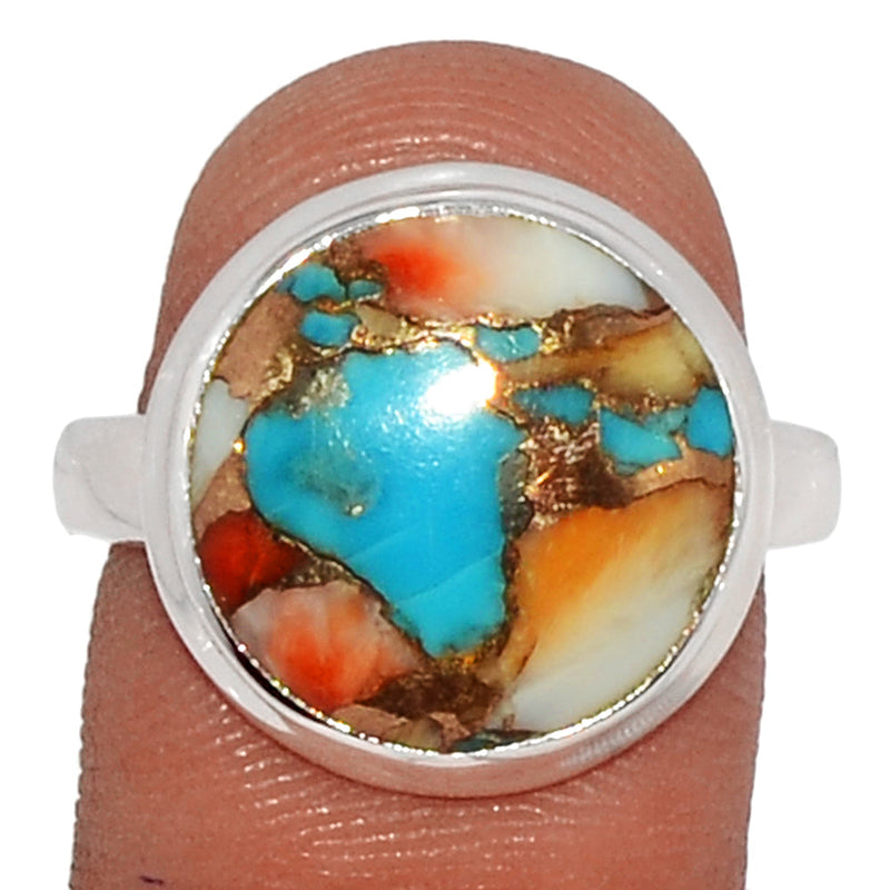 Spiny Oyster Arizona Turquoise Ring - SOTR1313