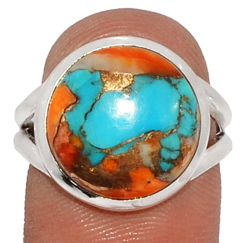 Spiny Oyster Arizona Turquoise Ring - SOTR1316