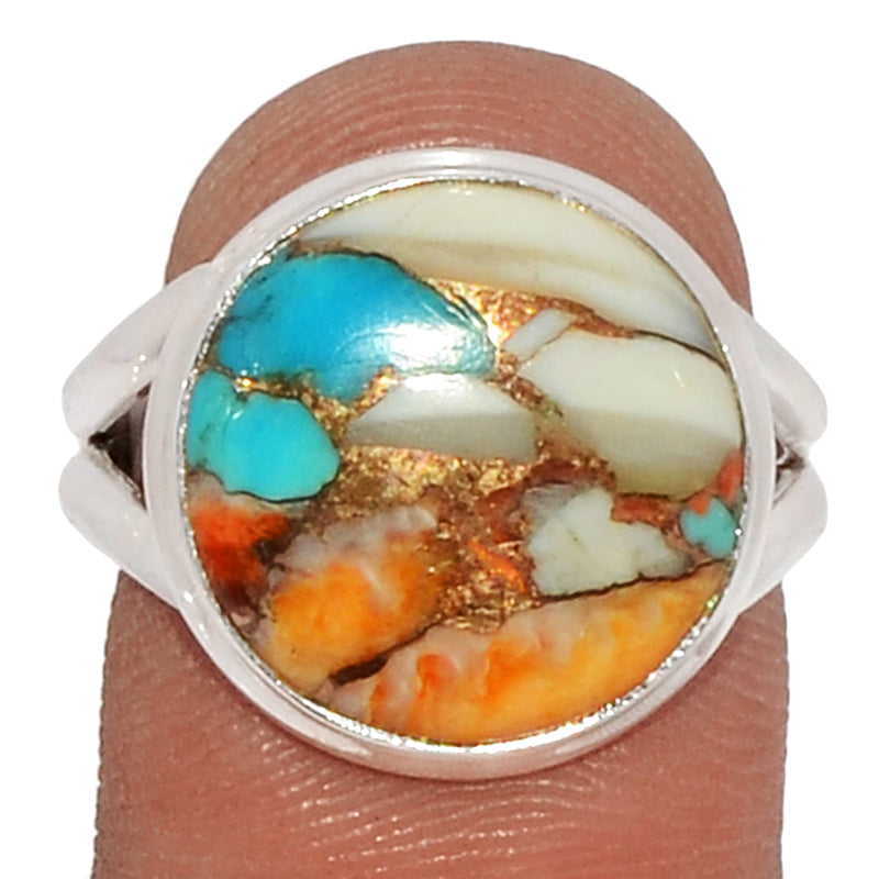 Spiny Oyster Arizona Turquoise Ring - SOTR1327