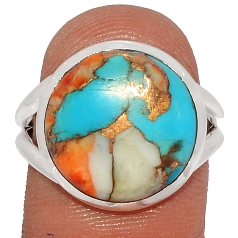 Spiny Oyster Arizona Turquoise Ring - SOTR1344