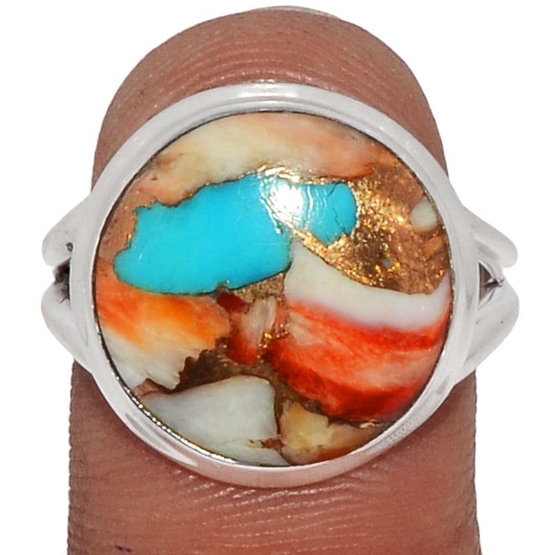 Spiny Oyster Arizona Turquoise Ring - SOTR1371