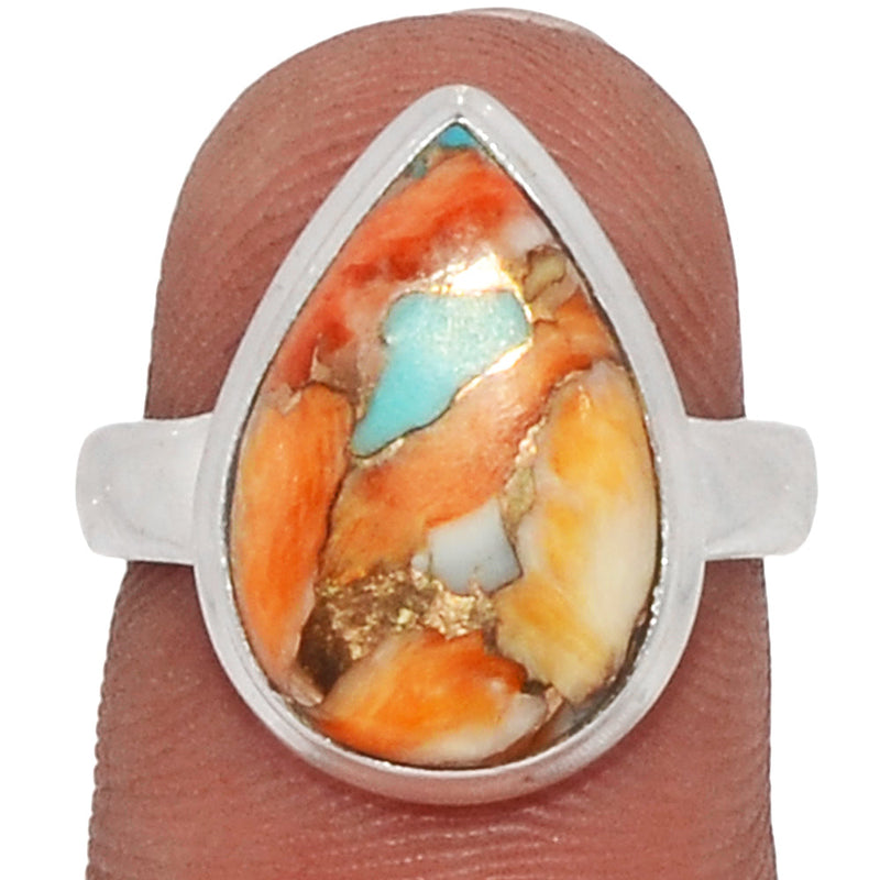 Spiny Oyster Arizona Turquoise Ring - SOTR1375