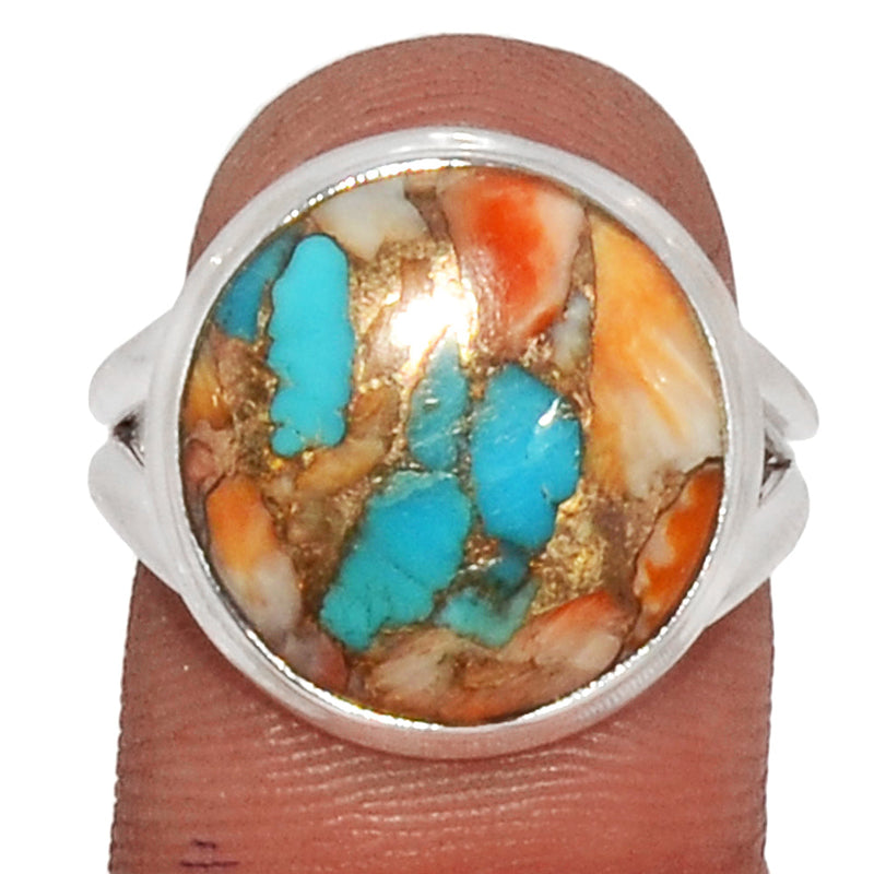 Spiny Oyster Arizona Turquoise Ring - SOTR1379