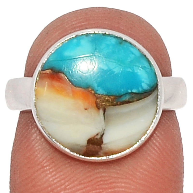 Spiny Oyster Arizona Turquoise Ring - SOTR1420