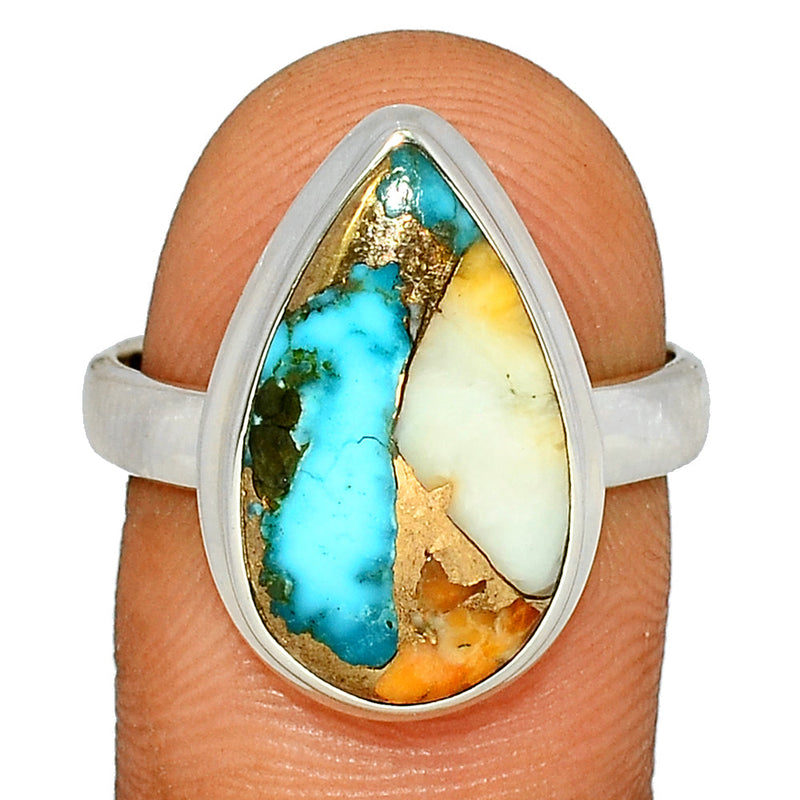 Spiny Oyster Arizona Turquoise Ring - SOTR1431