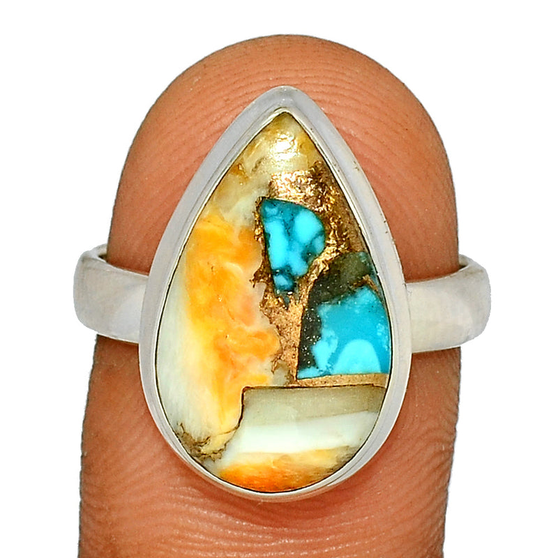 Spiny Oyster Arizona Turquoise Ring - SOTR1435