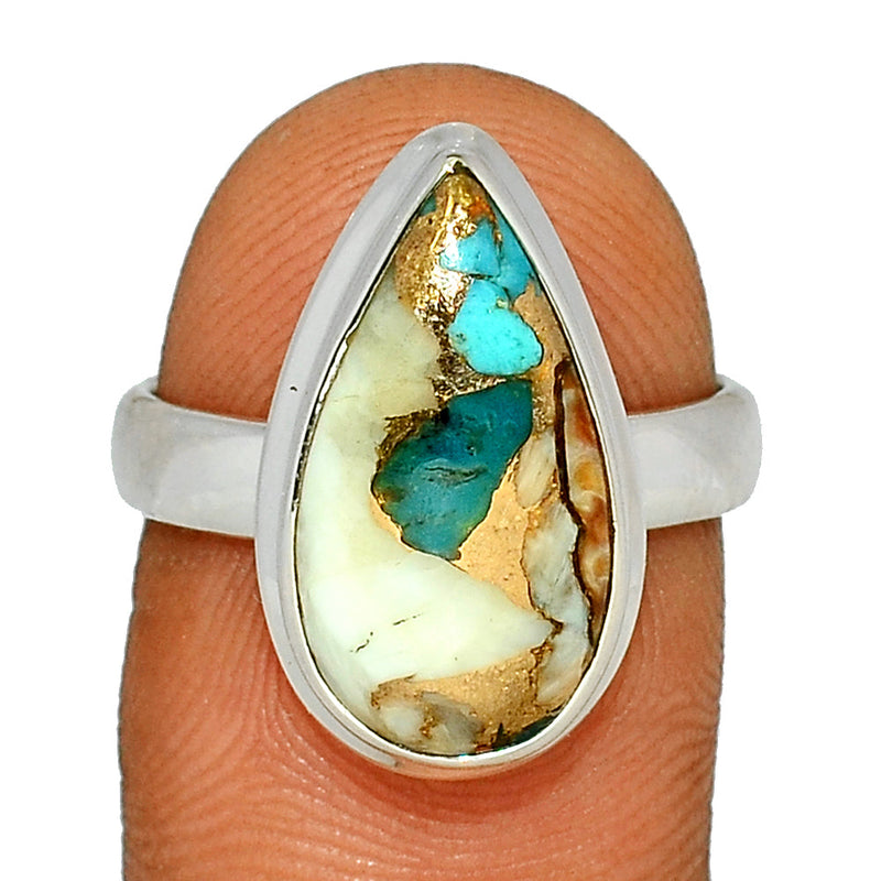 Spiny Oyster Arizona Turquoise Ring - SOTR1437